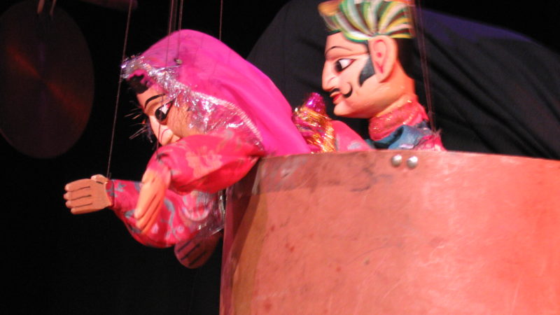 Spectacle de marionnettes indienne